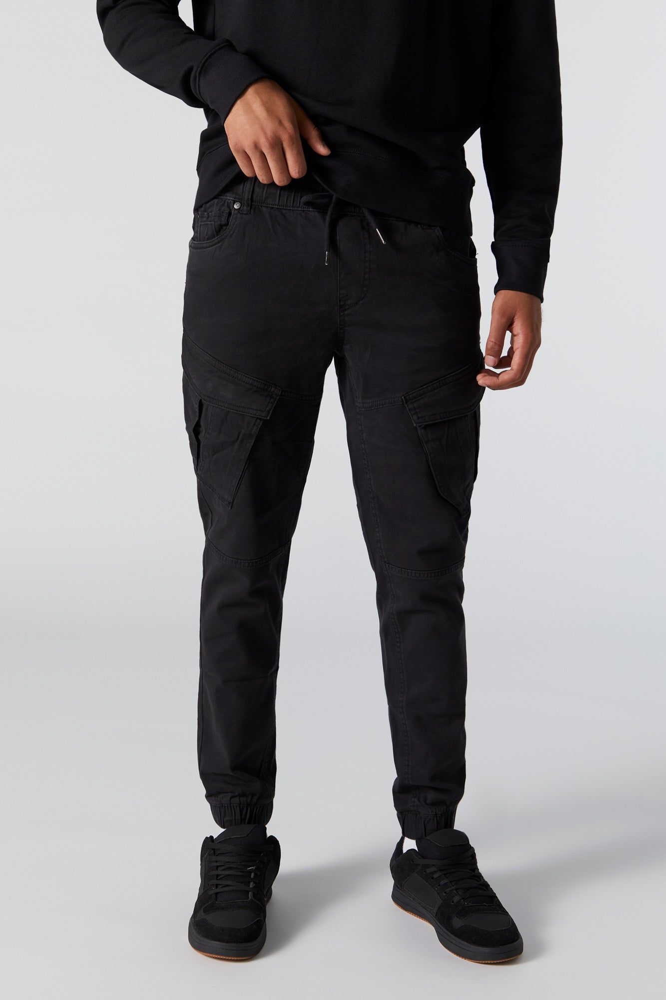 Denim Cargo Jogger sold by Charlotte Russe product image thumbnail 4