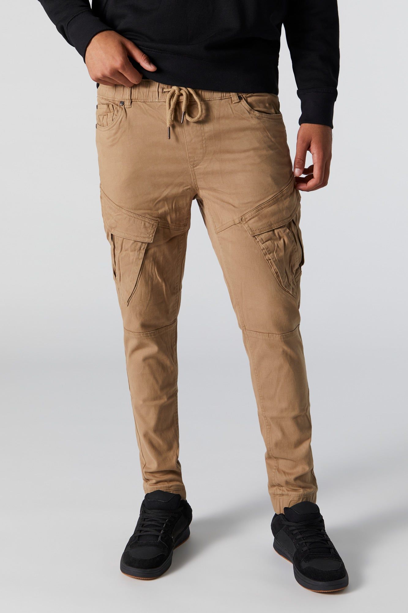 Denim Cargo Jogger sold by Charlotte Russe