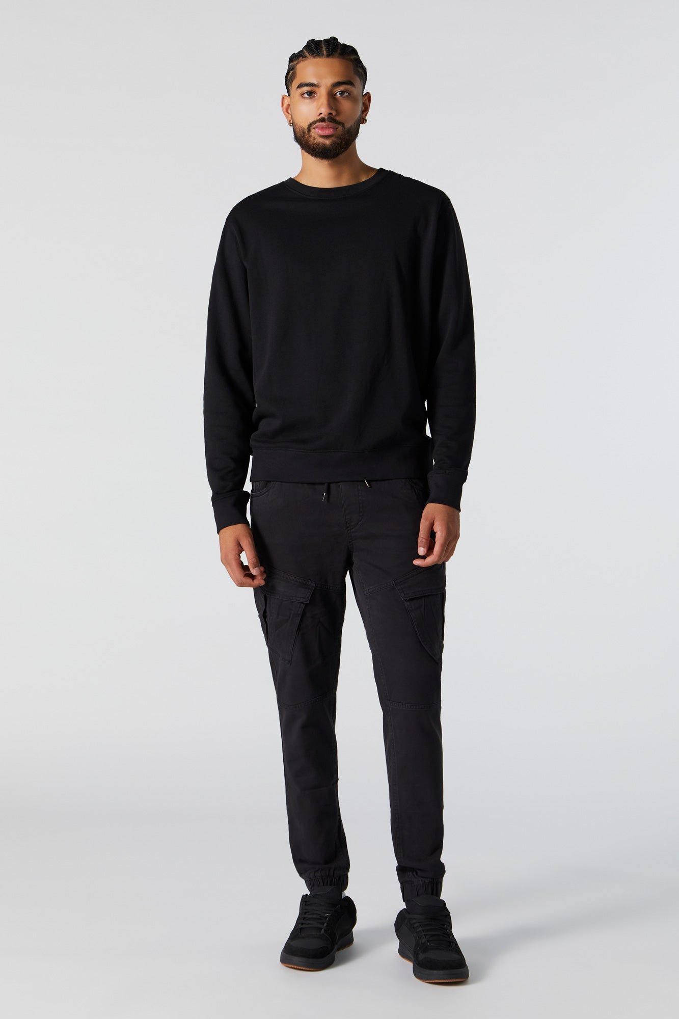 Denim Cargo Jogger sold by Charlotte Russe product image thumbnail 6