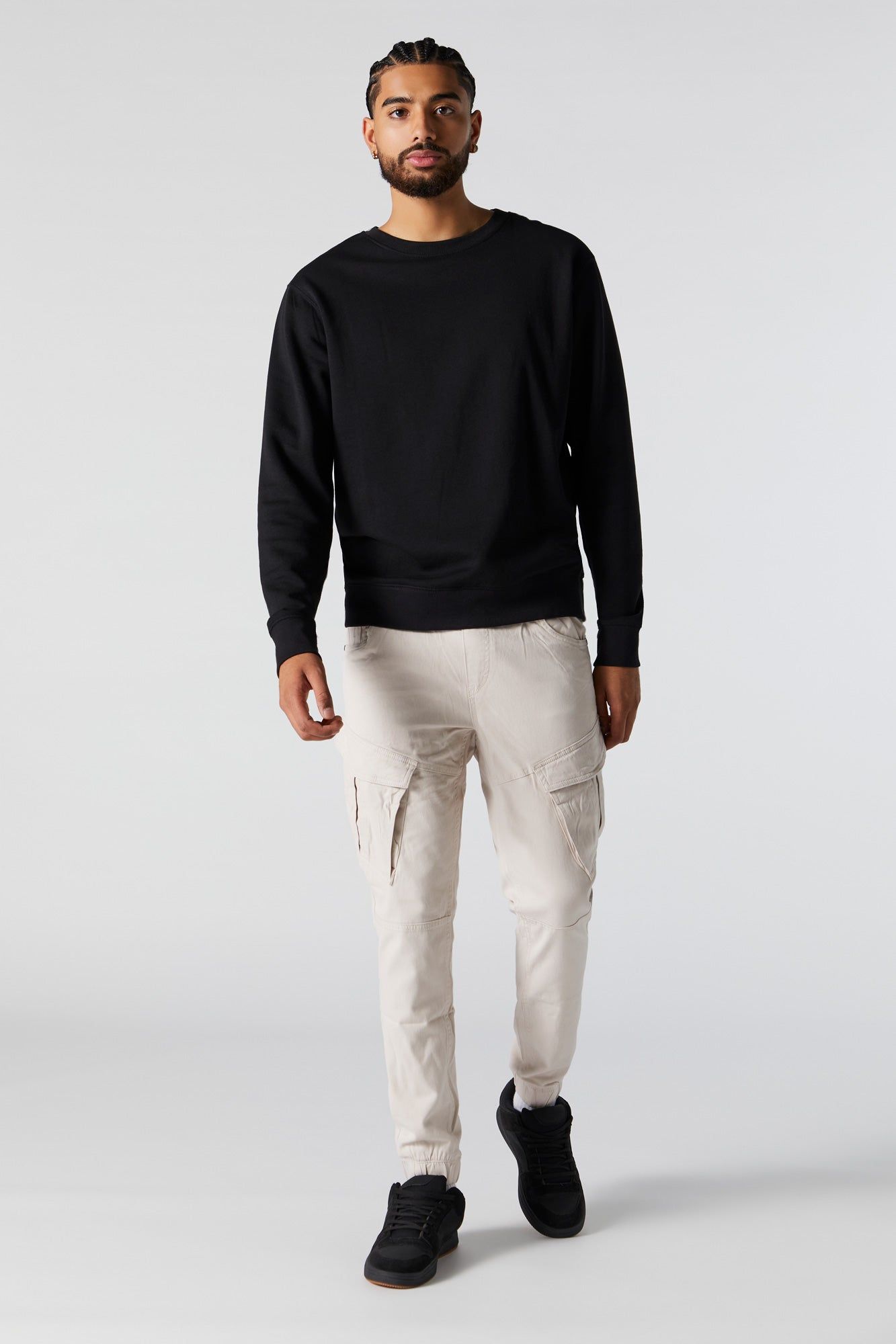 Denim Cargo Jogger sold by Charlotte Russe product image thumbnail 9