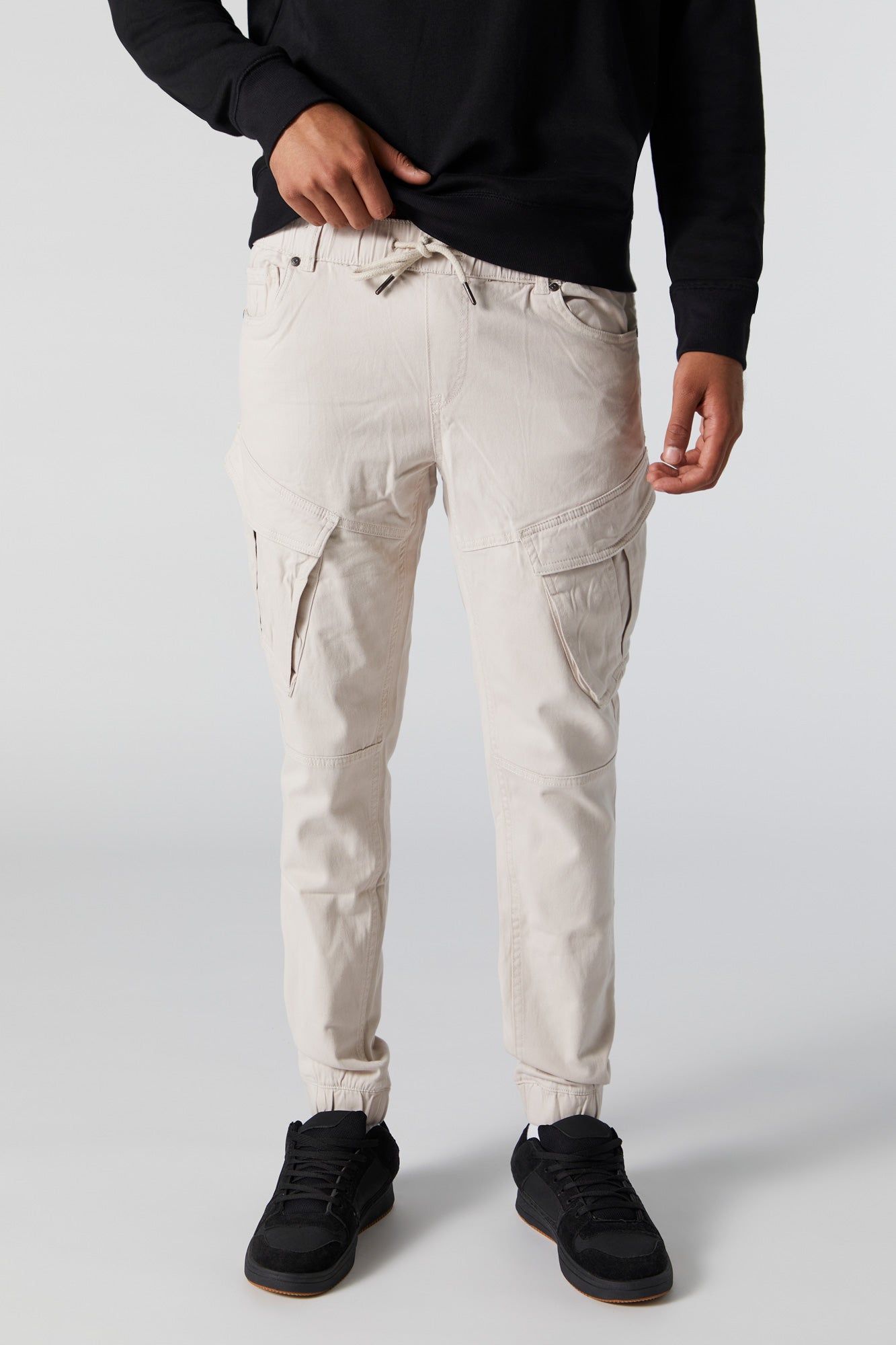 Denim Cargo Jogger sold by Charlotte Russe product image thumbnail 7