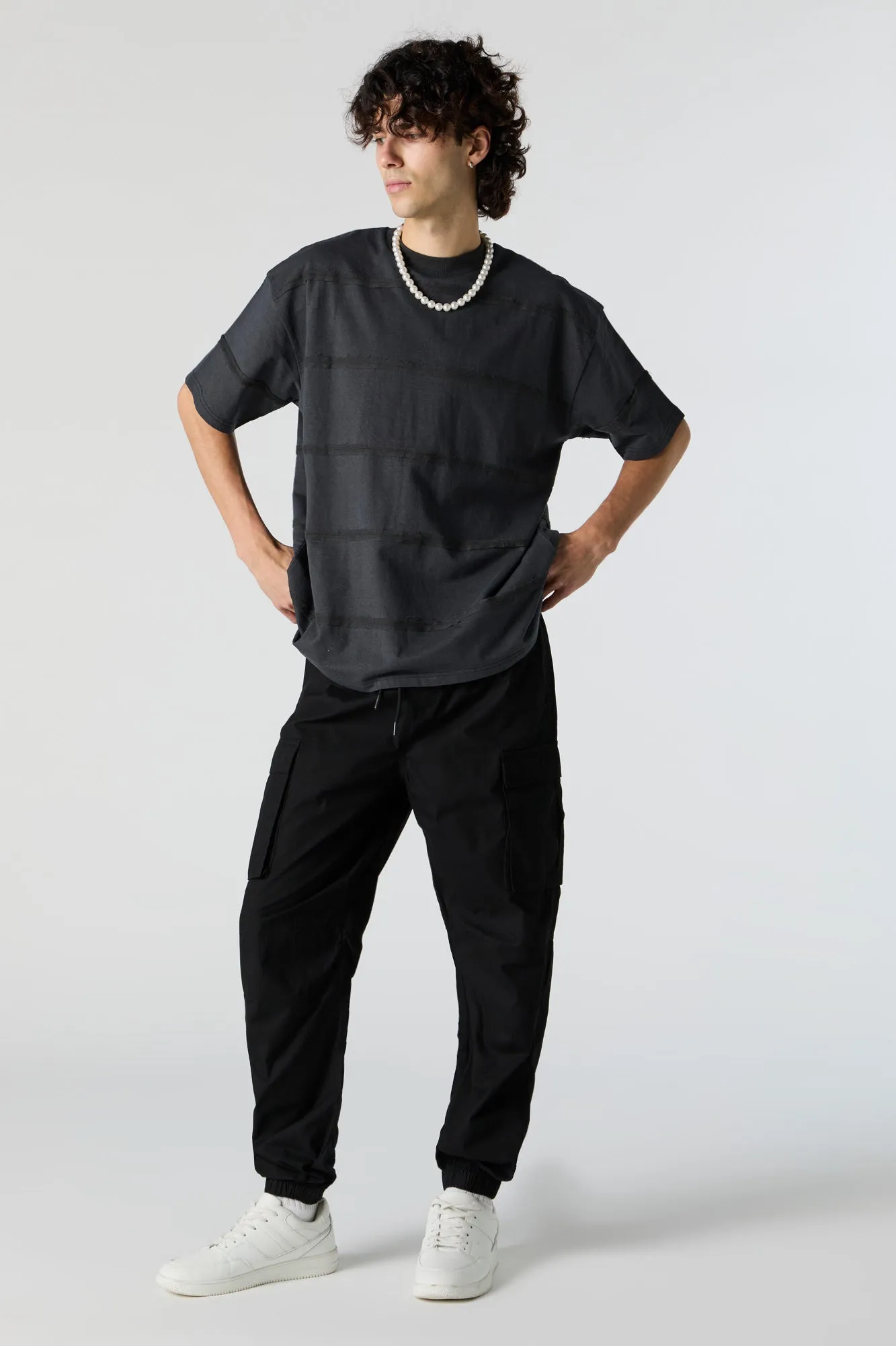 Relaxed Cargo Jogger sold by Charlotte Russe product image thumbnail 5