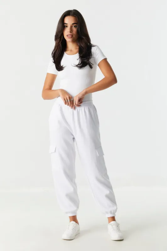 Fleece Cargo Jogger sold by Charlotte Russe