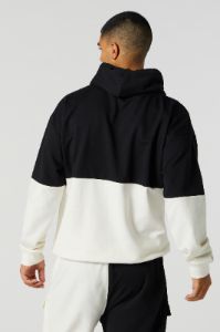 Fleece Colourblock Hoodie sold by Charlotte Russe