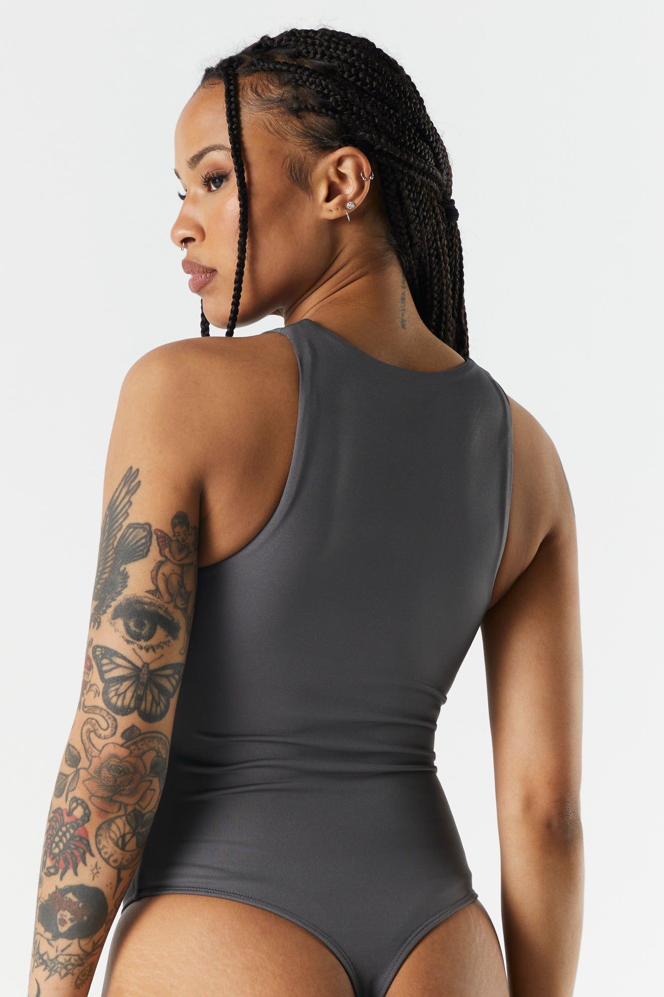 Contour High Neck Bodysuit sold by Charlotte Russe product image thumbnail 14