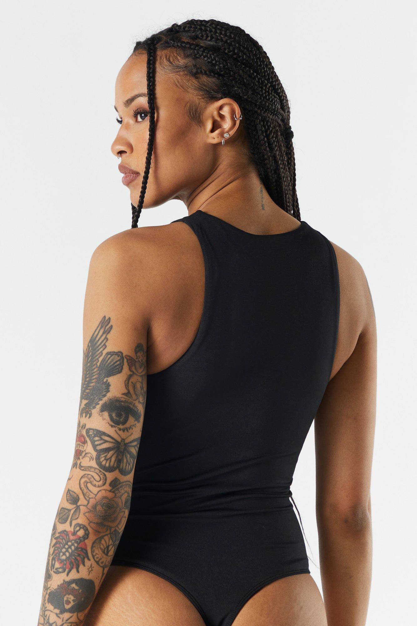 Contour High Neck Bodysuit sold by Charlotte Russe product image thumbnail 9