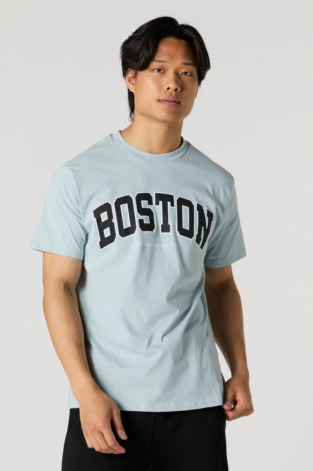 Boston Graphic T-Shirt sold by Charlotte Russe