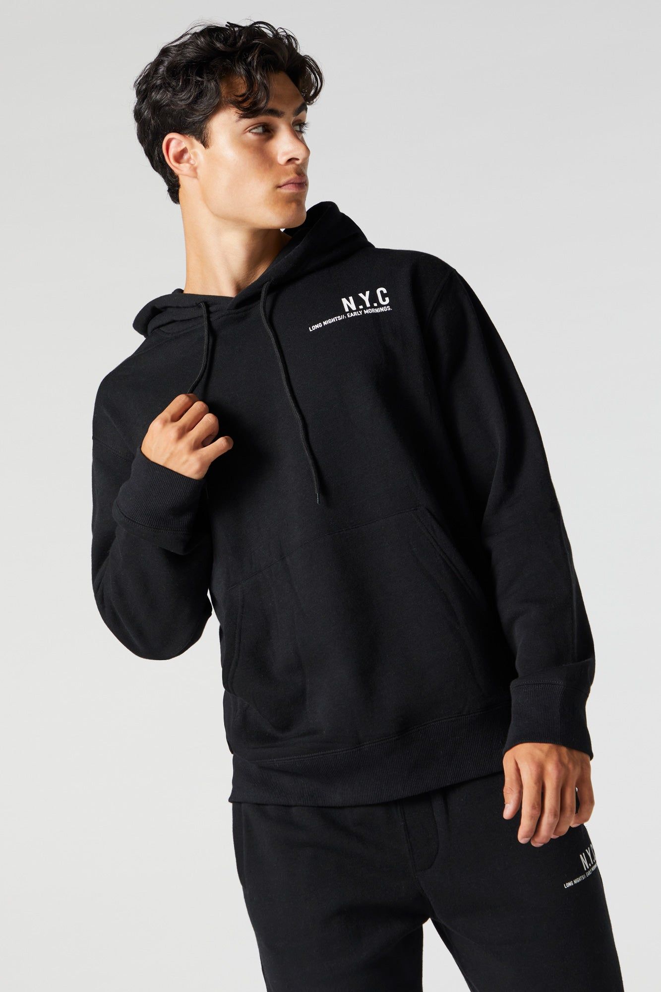 NYC Graphic Fleece Hoodie sold by Charlotte Russe