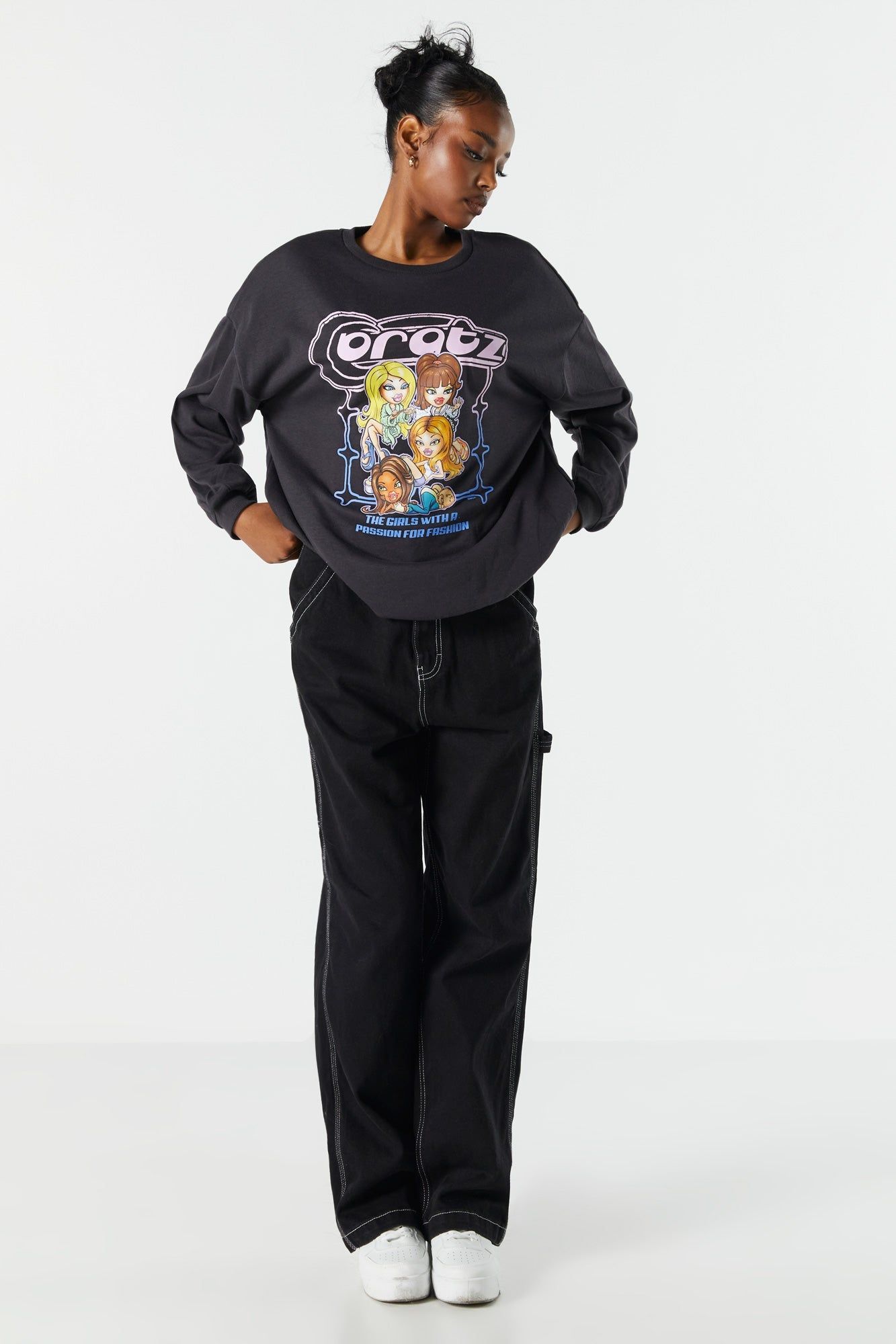 Bratz Graphic Fleece Sweatshirt sold by Charlotte Russe product image thumbnail 3