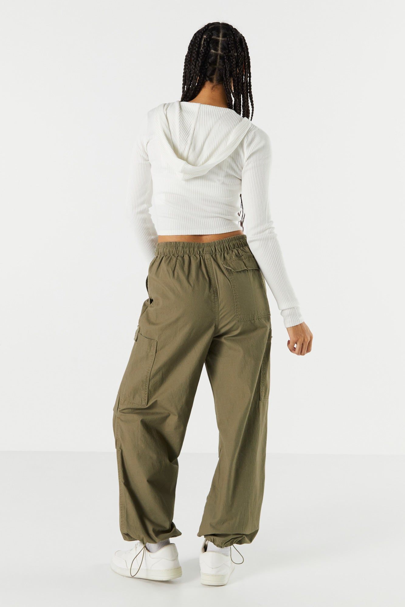 Cargo Canvas Parachute Pant sold by Charlotte Russe product image thumbnail 6