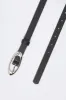 Faux Leather Oval Buckle Belt sold by Charlotte Russe