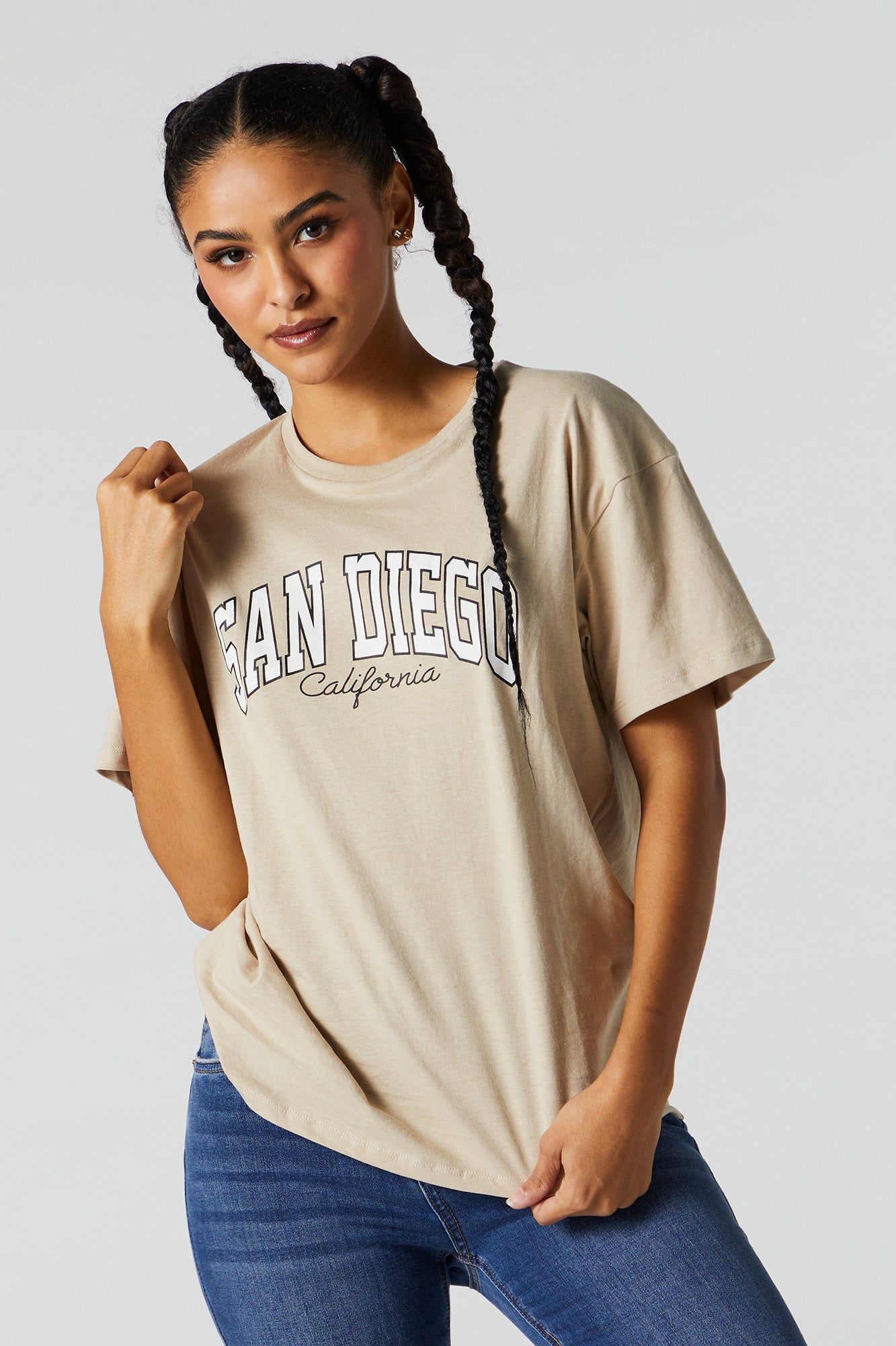 San Diego Graphic Boyfriend T-Shirt sold by Charlotte Russe product image thumbnail 2