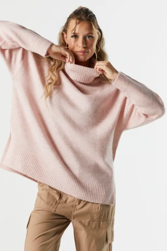 Knit Turtleneck Tunic sold by Charlotte Russe