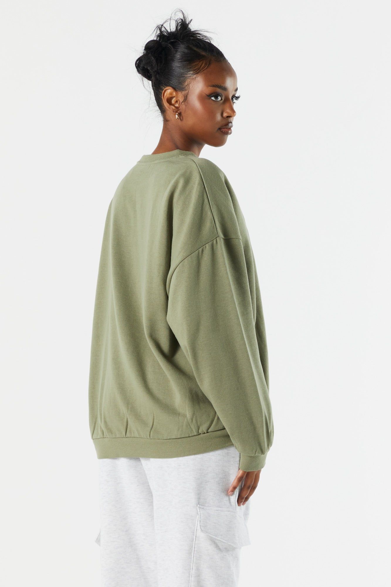 Snoopy Hug Graphic Fleece Sweatshirt sold by Charlotte Russe product image thumbnail 2