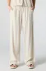 Linen Drawstring Straight Leg Pant sold by Charlotte Russe