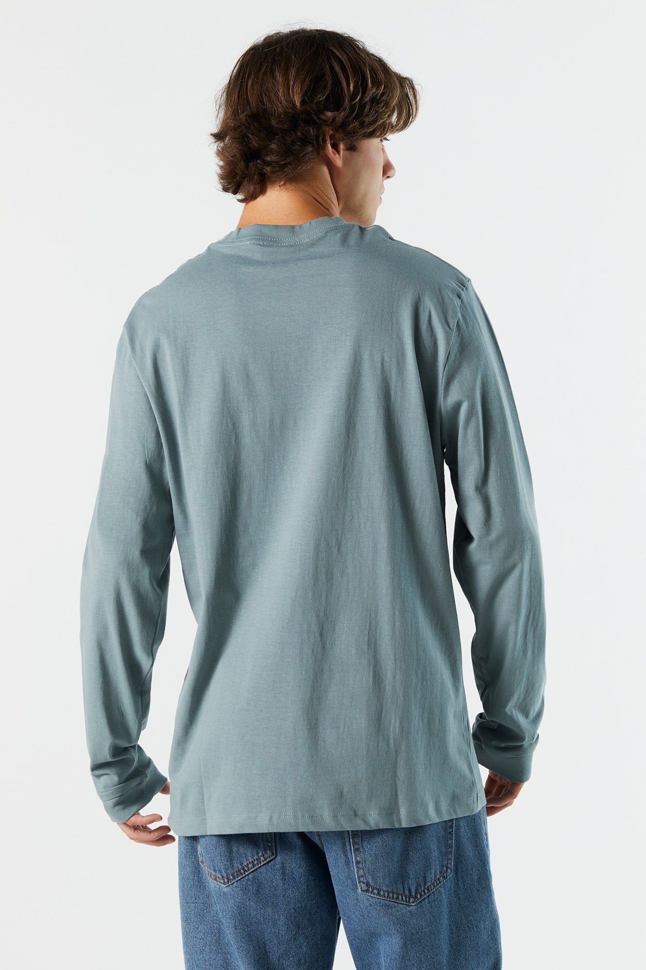 Solid Crewneck Long Sleeve Top sold by Charlotte Russe product image thumbnail 5