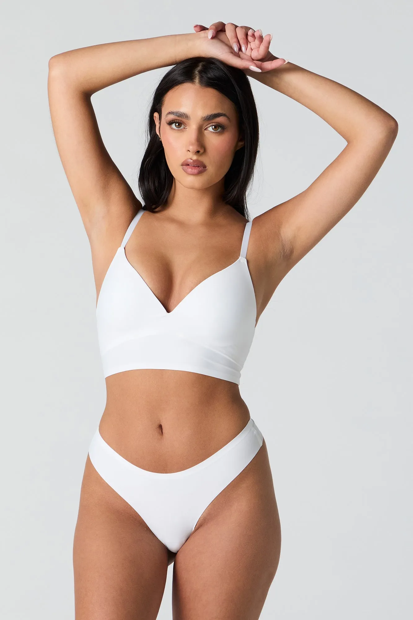 No Show Thong Panty (3 Pack) sold by Charlotte Russe product image thumbnail 5