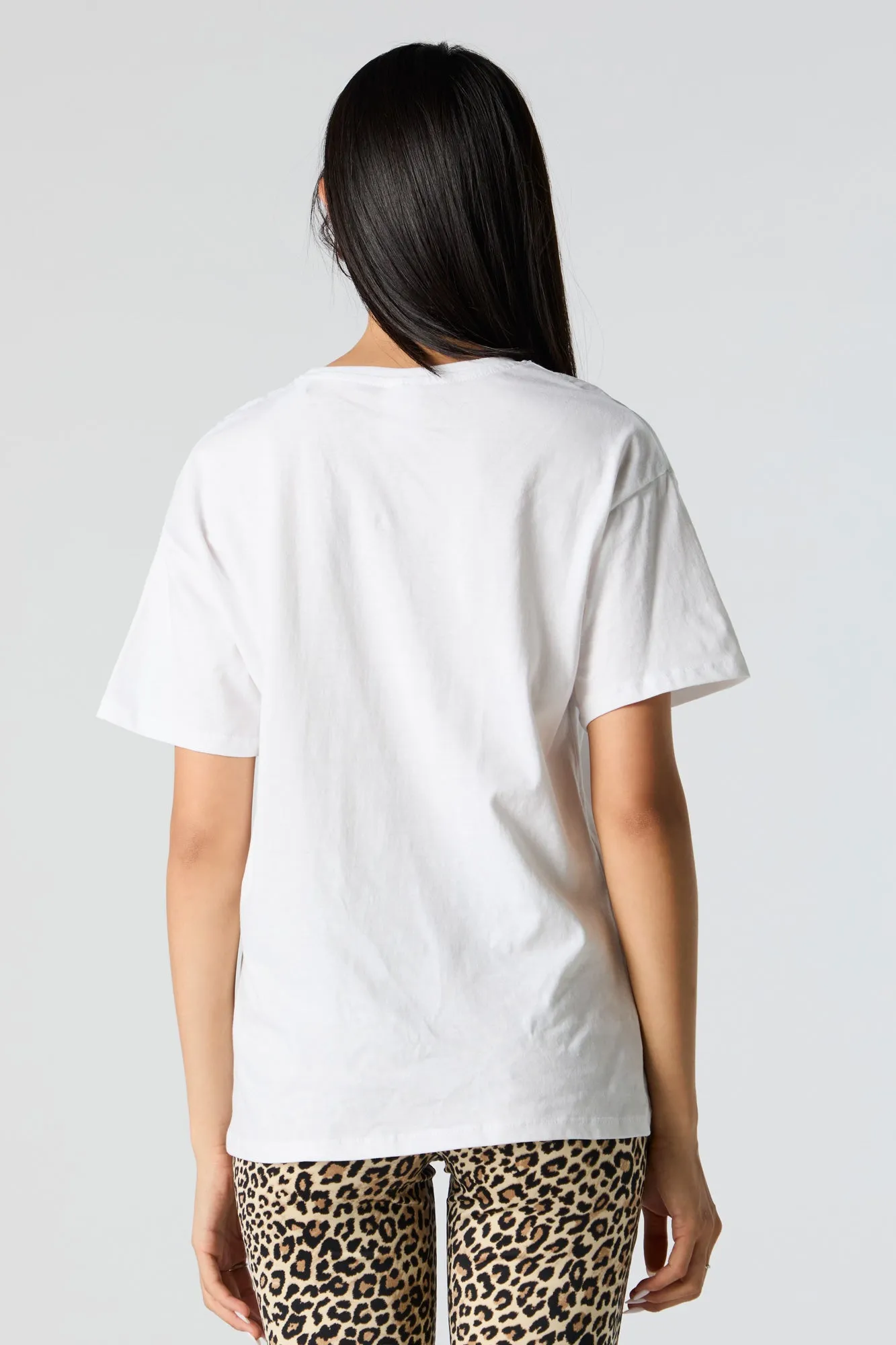 Vintage Car Graphic Boyfriend T-Shirt sold by Charlotte Russe product image thumbnail 3