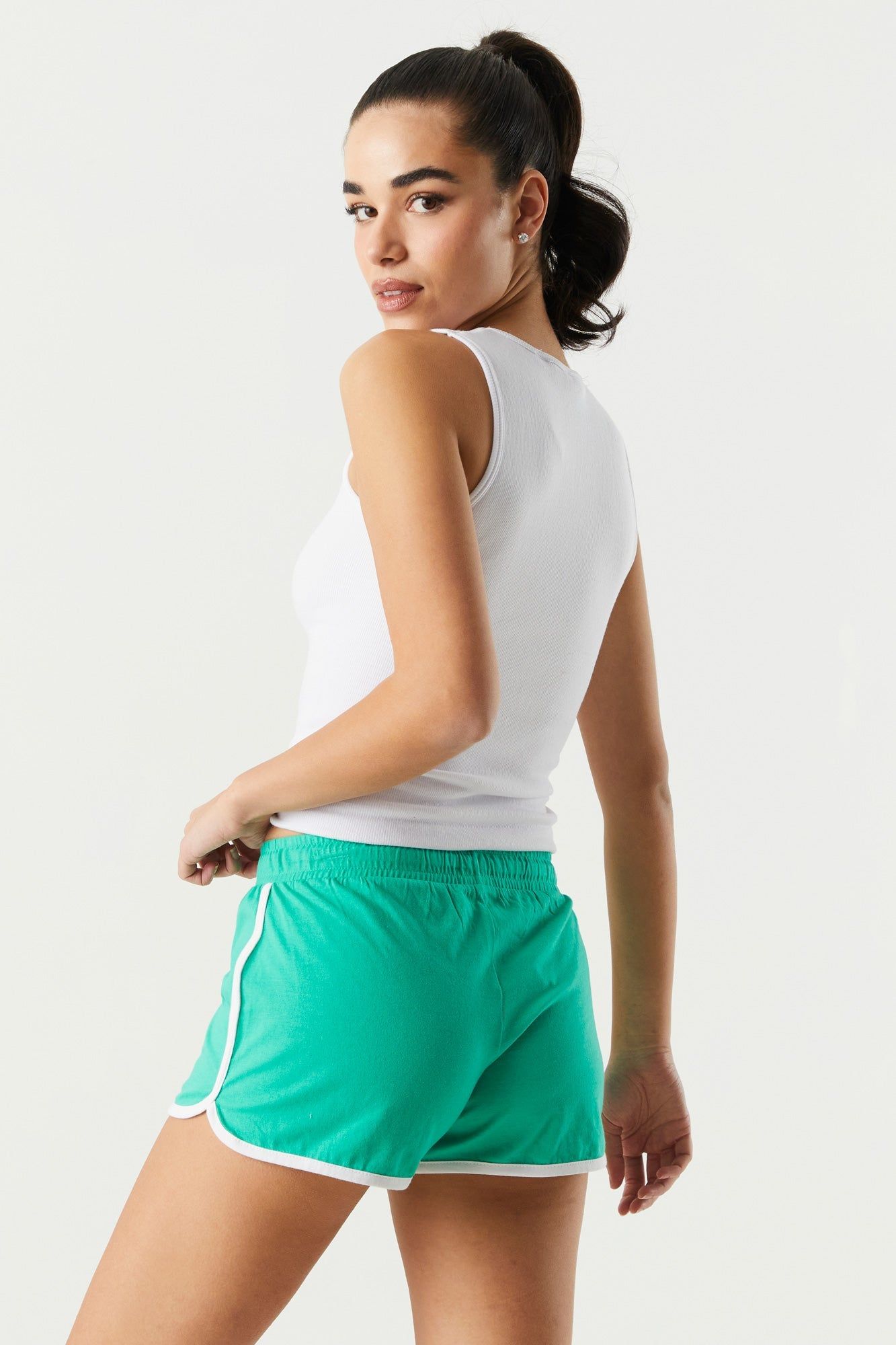 Coloured Solid Dolphin Short sold by Charlotte Russe product image thumbnail 5