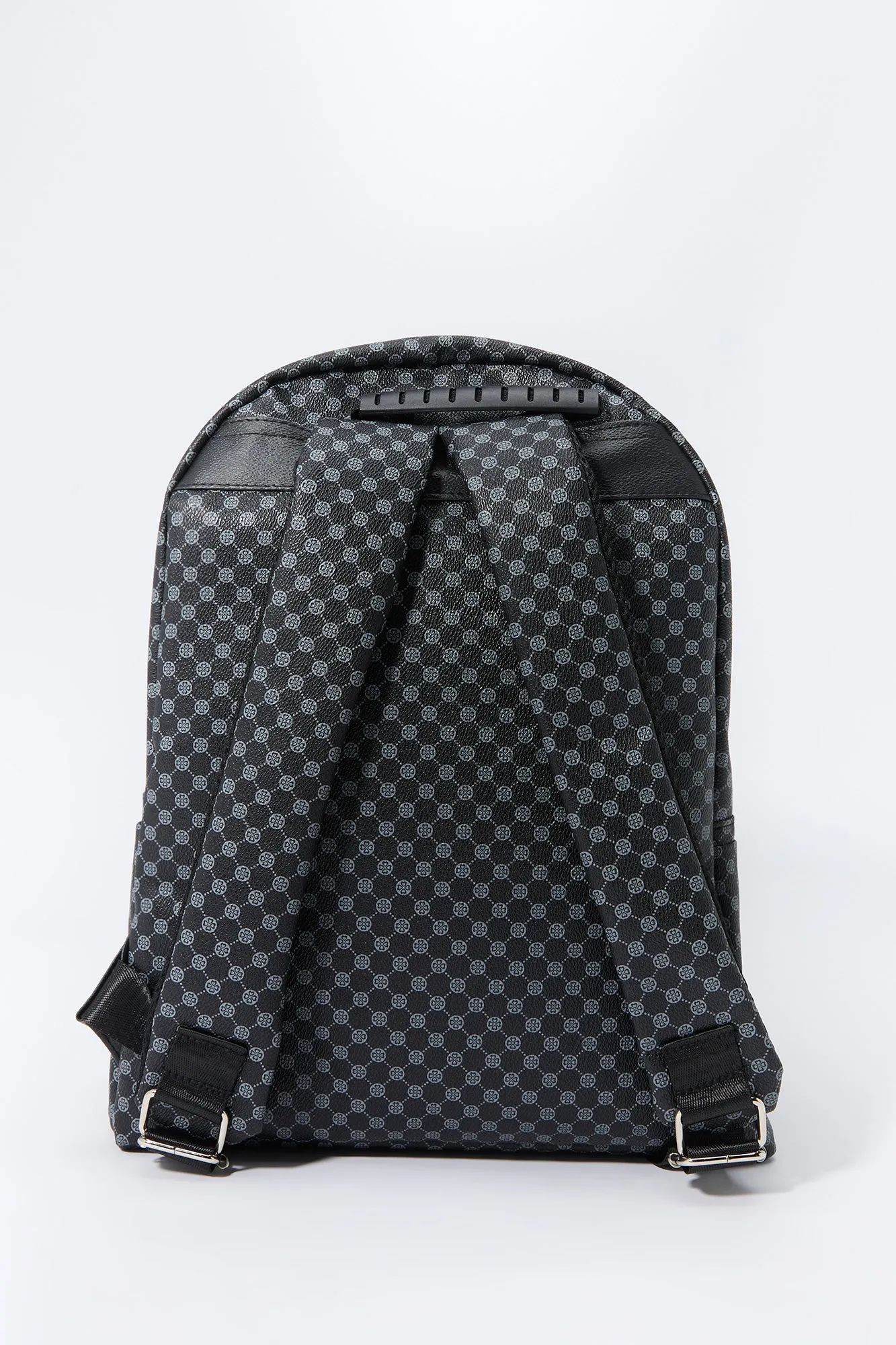 Faux Leather Status Print Backpack sold by Charlotte Russe product image thumbnail 3