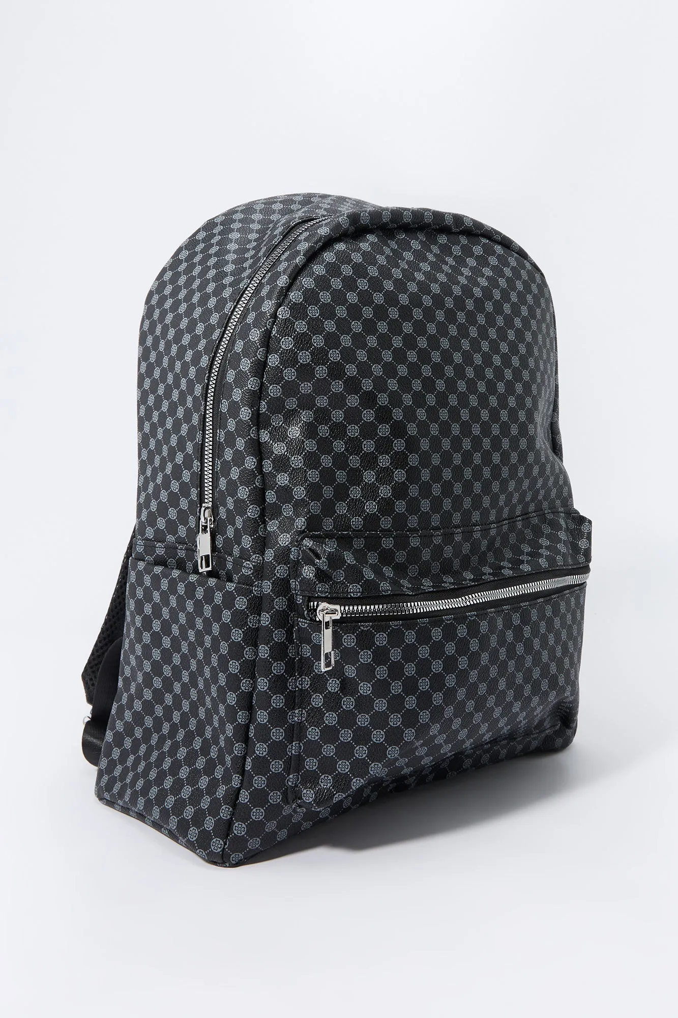 Faux Leather Status Print Backpack sold by Charlotte Russe product image thumbnail 2