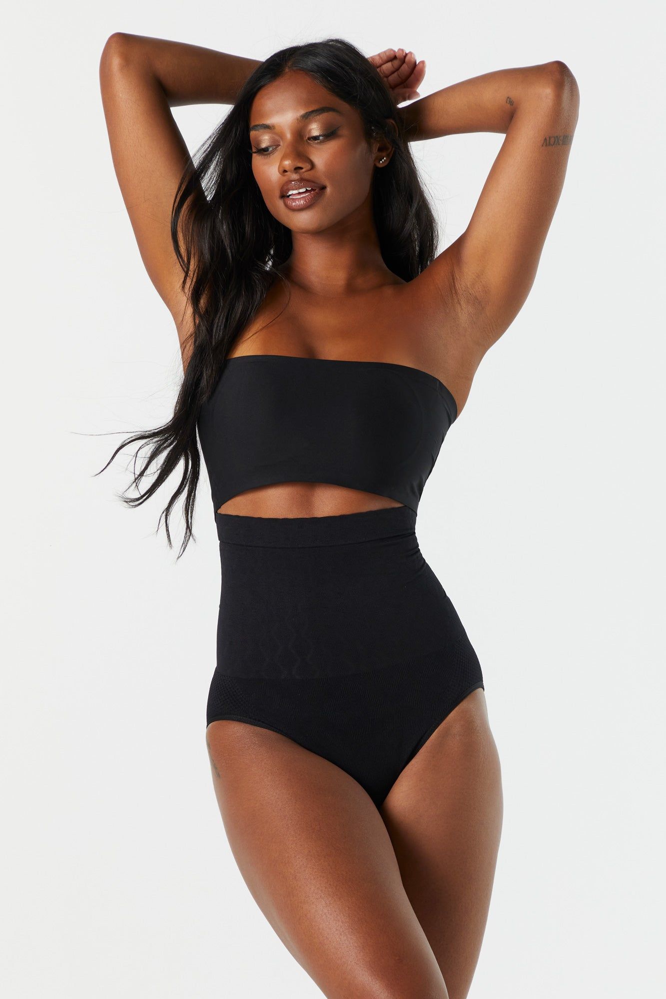 High Rise Tummy Control Shapewear Brief sold by Charlotte Russe