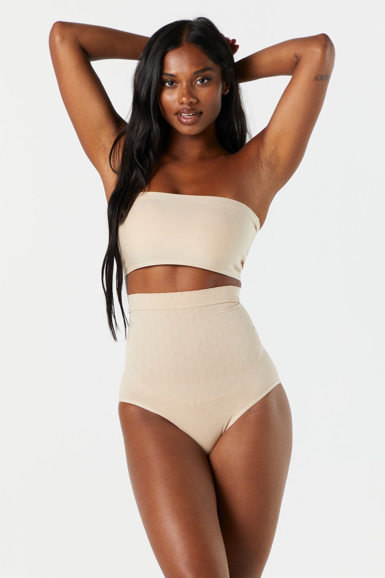 High Rise Tummy Control Shapewear Brief sold by Charlotte Russe product image thumbnail 4