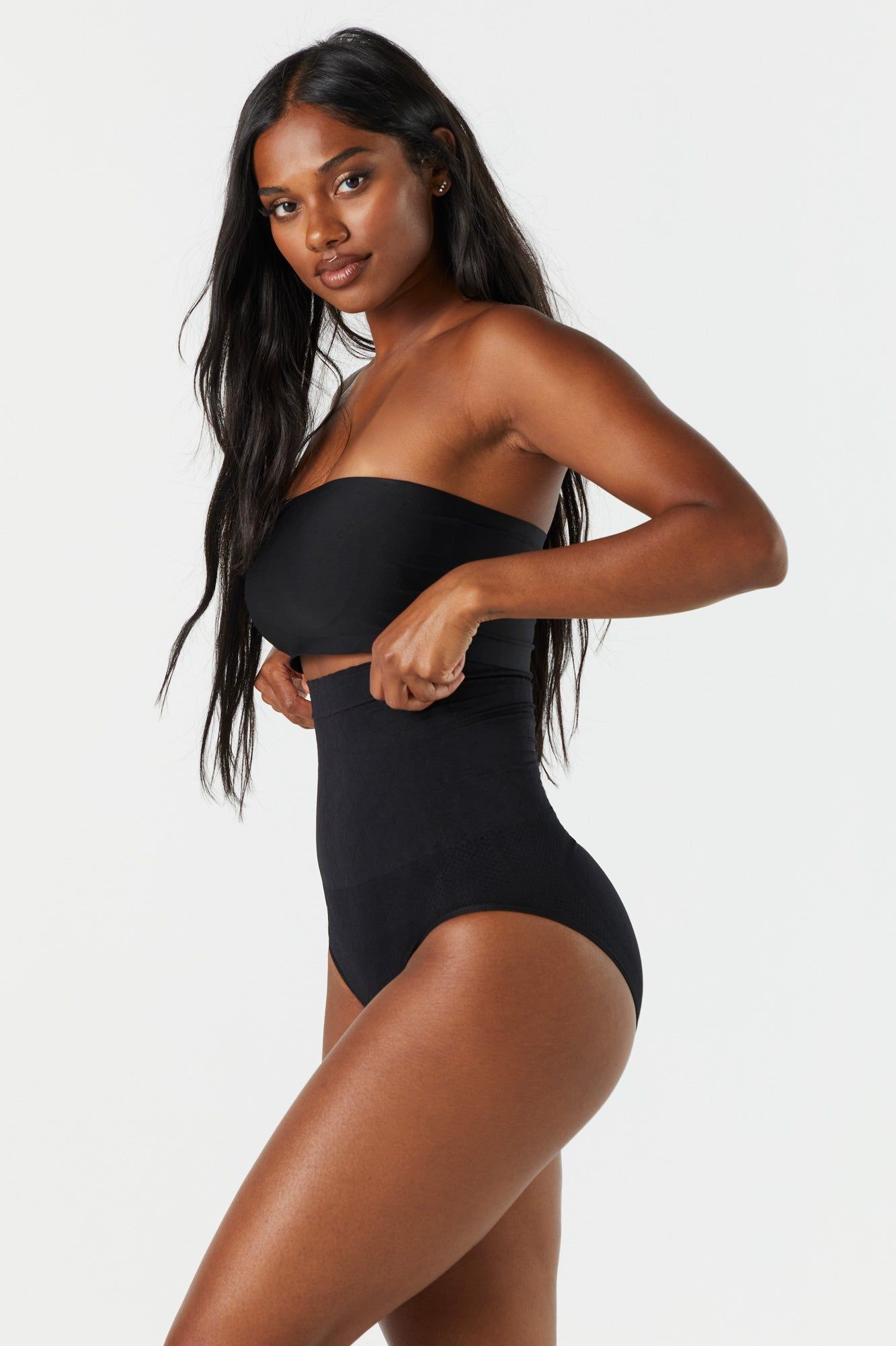 High Rise Tummy Control Shapewear Brief sold by Charlotte Russe product image thumbnail 2