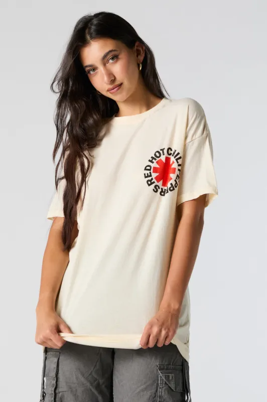 Red Hot Chili Peppers Graphic Boyfriend T-Shirt sold by Charlotte Russe