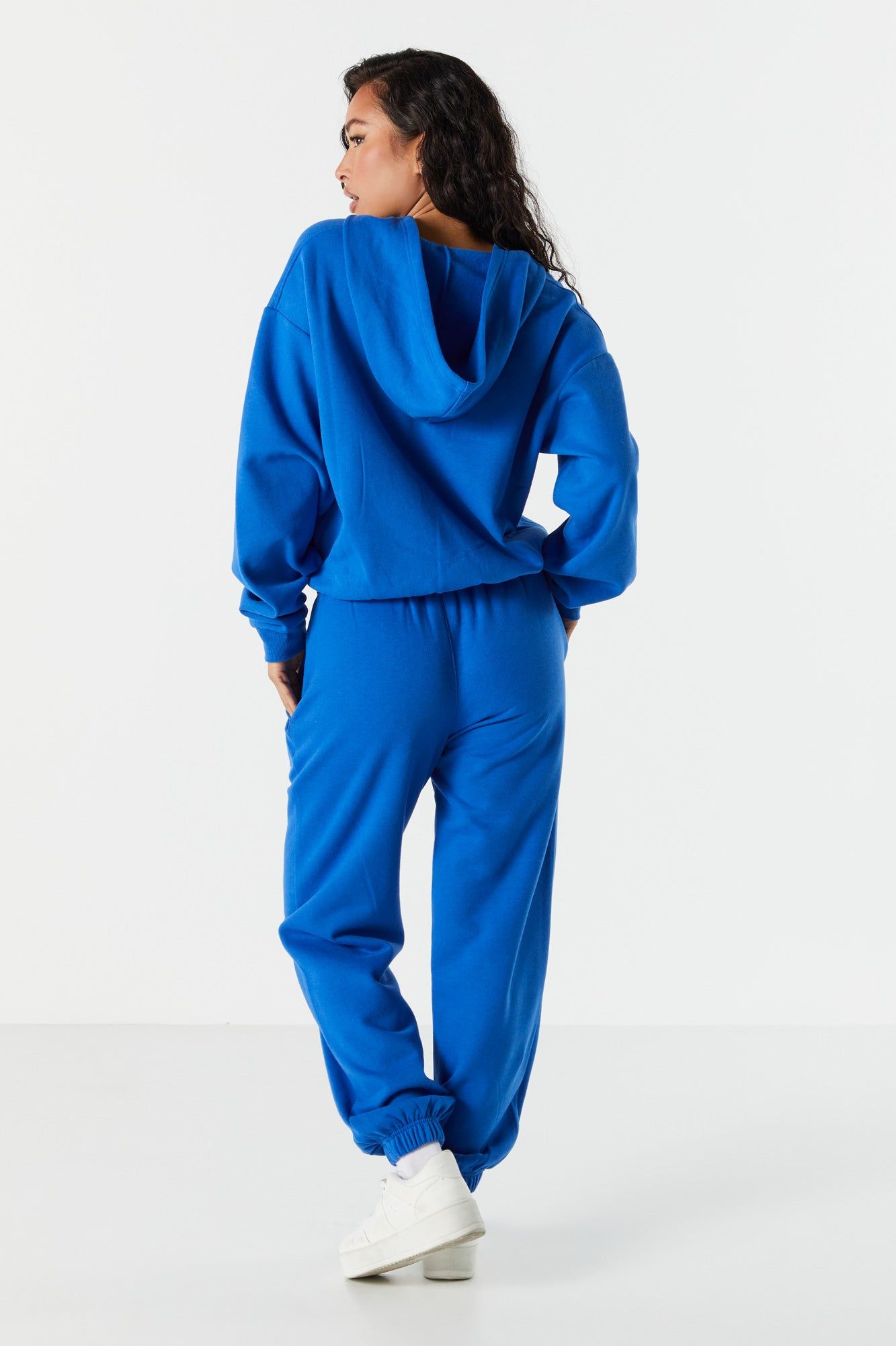 99 Embroidered Fleece Everyday Jogger sold by Charlotte Russe product image thumbnail 3