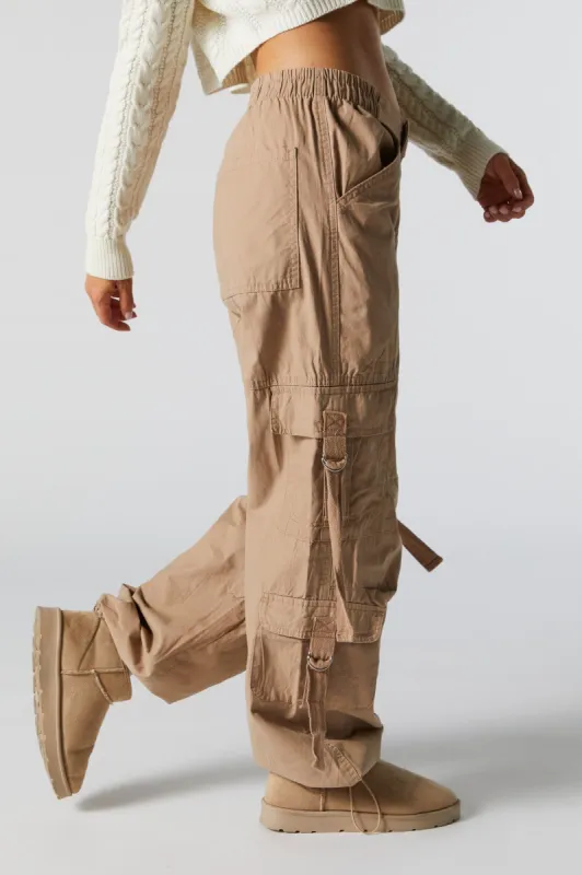 Canvas Multi Cargo Parachute Pant sold by Charlotte Russe