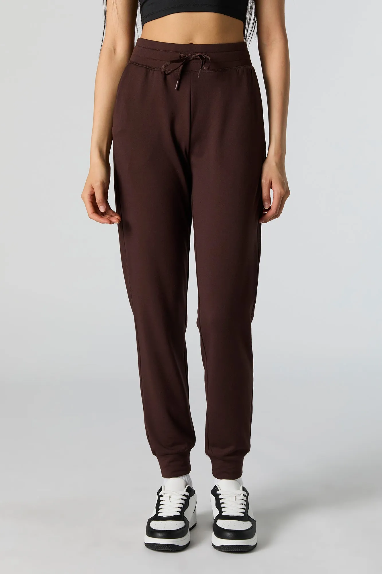 Active Soft Fleece Drawstring Jogger sold by Charlotte Russe product image thumbnail 2