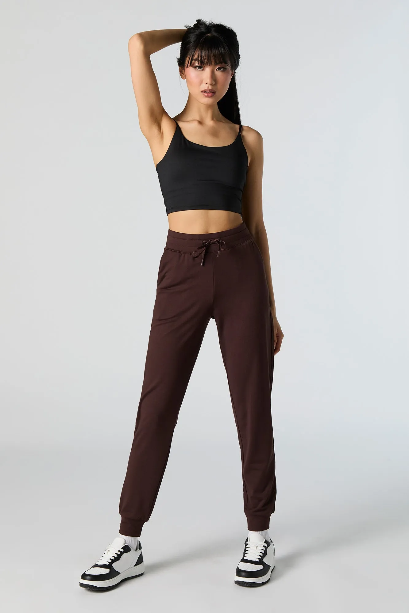 Active Soft Fleece Drawstring Jogger sold by Charlotte Russe