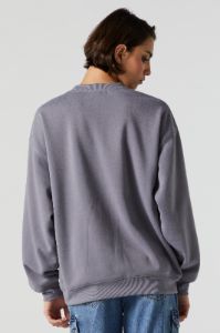 Chenille Embroidered Los Angeles Fleece Sweatshirt sold by Charlotte Russe