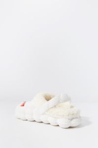 Faux Fur Lined Bubble Slide with Charms sold by Charlotte Russe