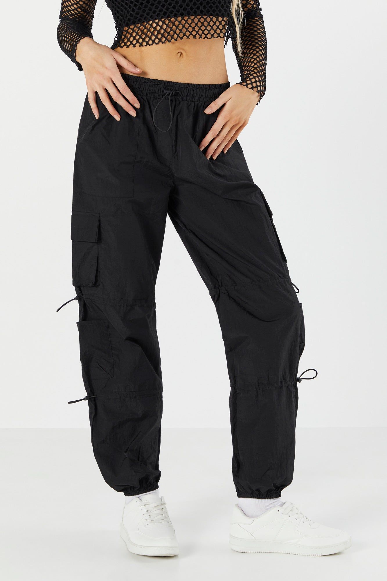 Nylon Cargo Pant sold by Charlotte Russe product image thumbnail 2