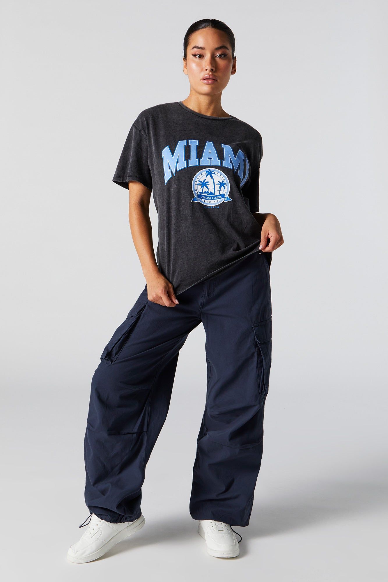 Miami Graphic Boyfriend T-Shirt sold by Charlotte Russe