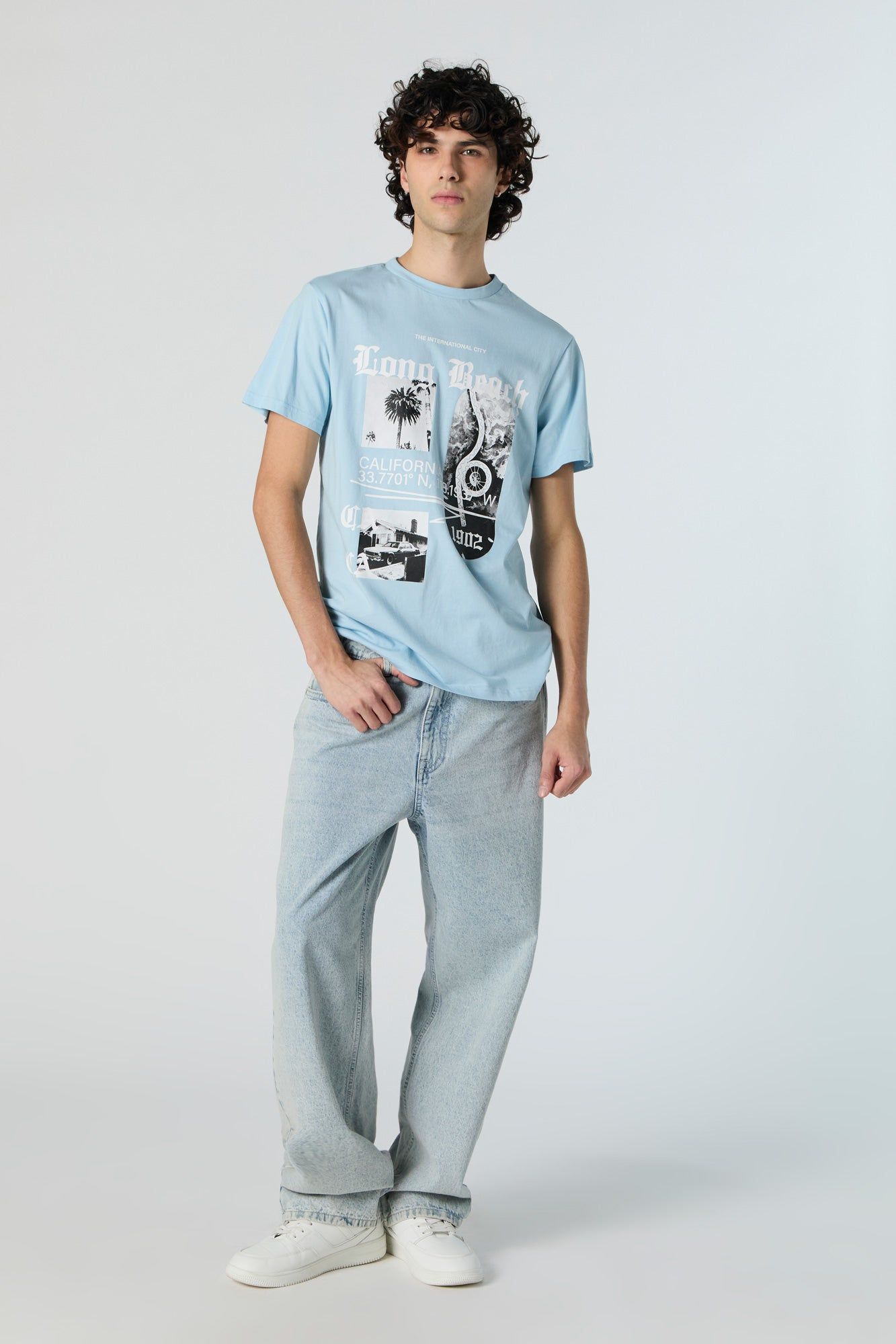 Long Beach Graphic T-Shirt sold by Charlotte Russe product image thumbnail 3