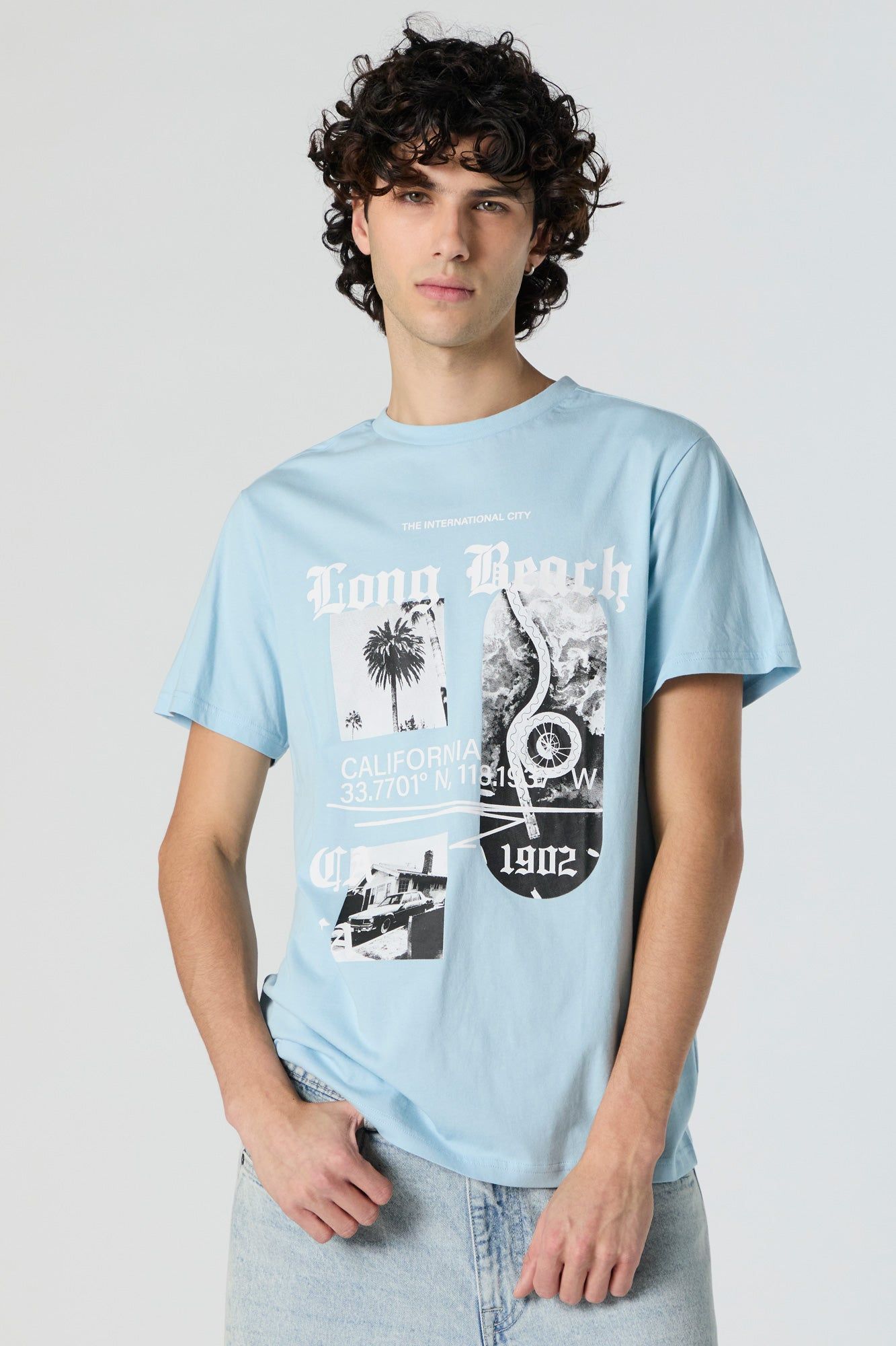 Long Beach Graphic T-Shirt sold by Charlotte Russe product image thumbnail 2
