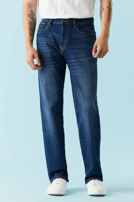 Medium Wash Relaxed Loose Leg Jean sold by Charlotte Russe