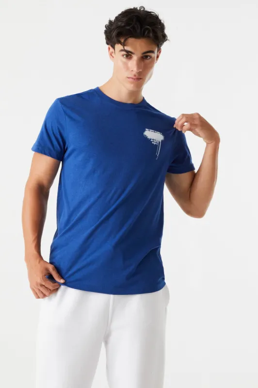 Dripping Spray Paint Graphic T-Shirt sold by Charlotte Russe