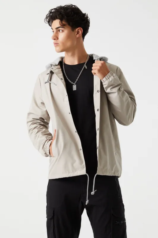 Removable Hood Coach Jacket sold by Charlotte Russe