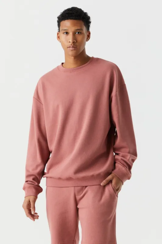 Fleece Essential Sweatshirt sold by Charlotte Russe