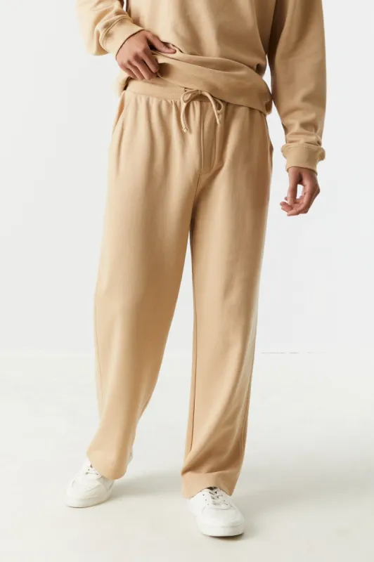 Wide Leg Fleece Essential Sweatpant sold by Charlotte Russe