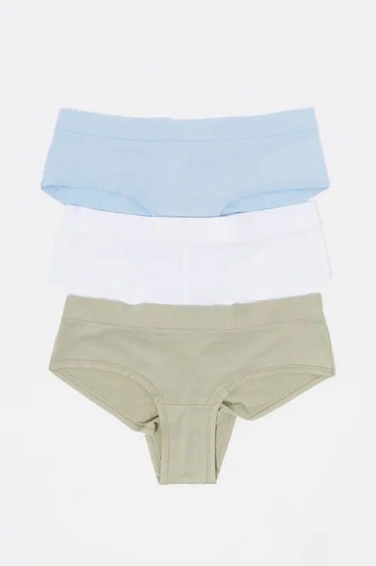 Assorted Cheeky Microfiber Underwear (3 Pack) sold by Charlotte Russe