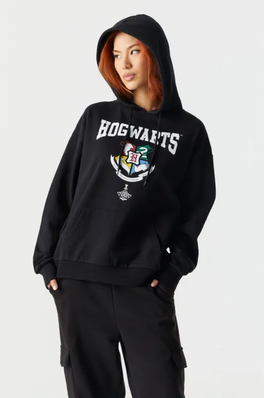 Hogwarts Graphic Fleece Hoodie sold by Charlotte Russe
