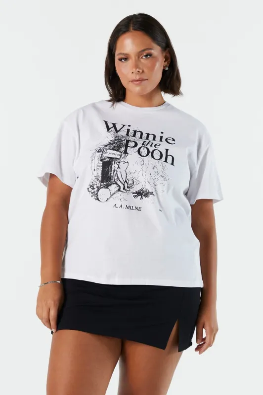 Winnie The Pooh Graphic Boyfriend T-Shirt sold by Charlotte Russe
