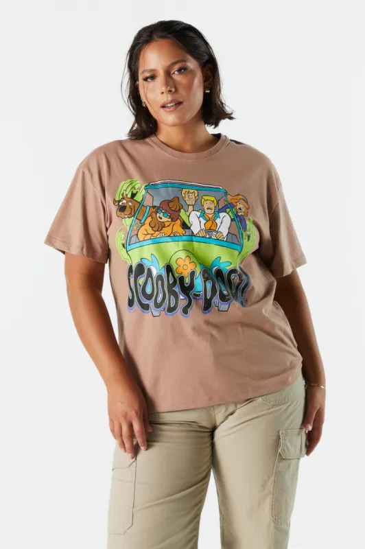 Scooby Doo Graphic Boyfriend T-Shirt sold by Charlotte Russe