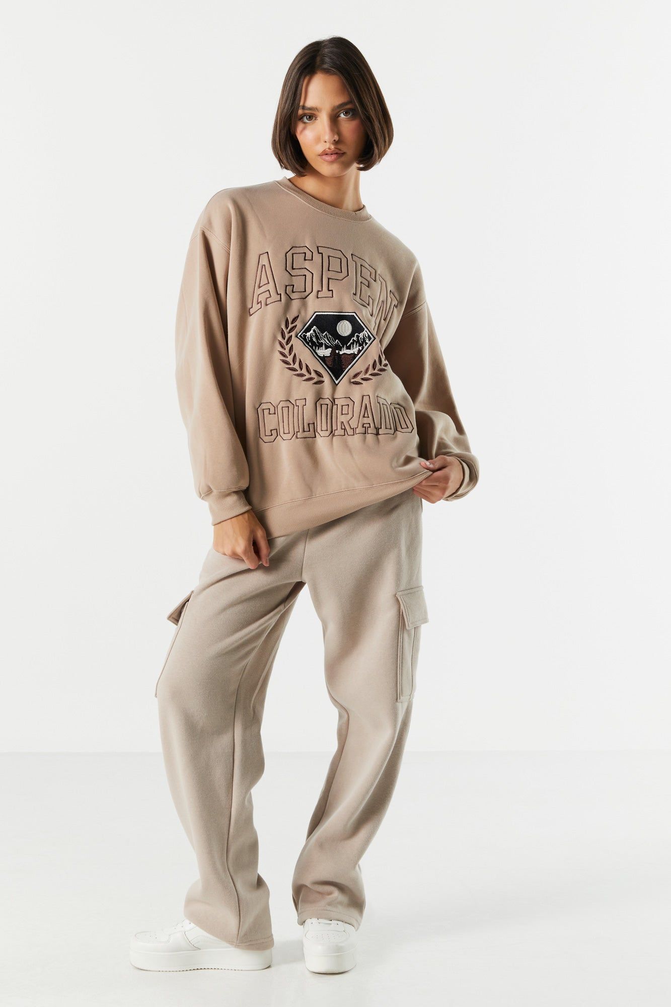 Fleece Colorado Graphic Sweatshirt sold by Charlotte Russe product image thumbnail 3