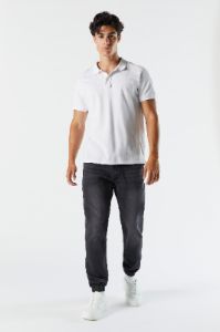 Grey Wash Denim Jogger sold by Charlotte Russe